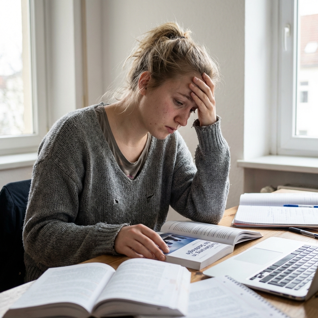 Porträt von Julia, 21 Jahre alt, Studentin in München